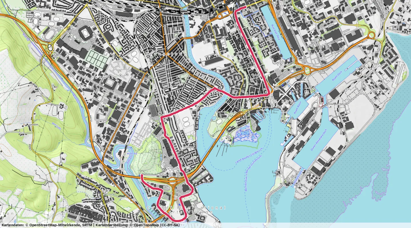 Route map for 🚴‍♂️ ⏰00:16:18 📏6.25km 🛫24m ❤️‍🔥132bpm 🪫104W 🧁108Kcal