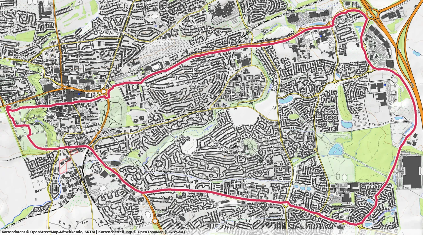 Route map for 🏃‍♂️ ⏰01:15:02 📏13.73km ⏱️5:28/km 🛫115m ❤️‍🔥169bpm 🧁1,271Kcal