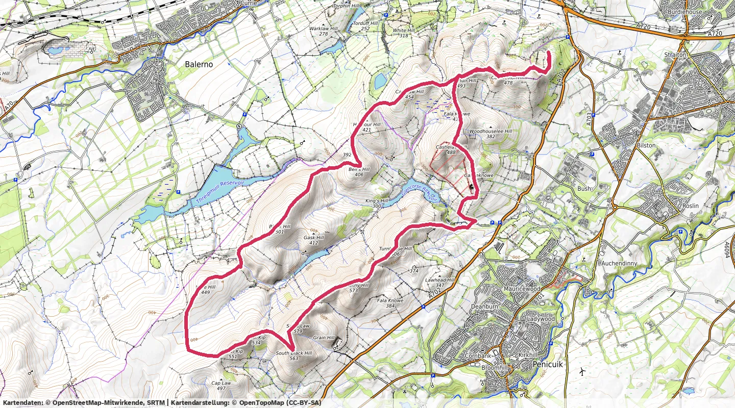 Route map for 🏃‍♂️ ⏰04:14:20 📏27.35km ⏱️9:18/km 🛫1578m 🧁3,077Kcal