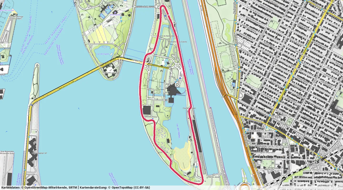 Route map for 🚴‍♂️ ⏰00:06:57 📏3.96km 🛫12m ❤️‍🔥144bpm 🪫256W 🧁127Kcal