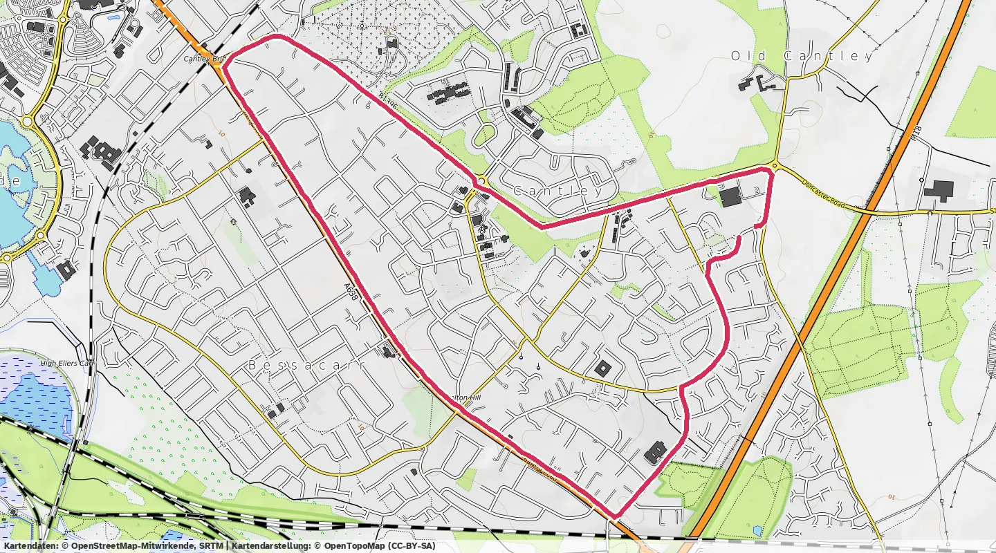 Route map for 🏃‍♂️ ⏰00:39:35 📏6.84km ⏱️5:47/km 🛫43m 🧁694Kcal