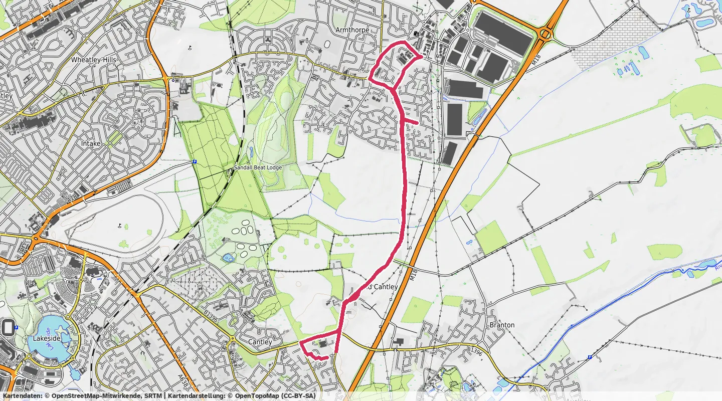 Route map for 🏃‍♂️ ⏰01:00:42 📏10.31km ⏱️5:53/km 🛫74m 🧁1,055Kcal