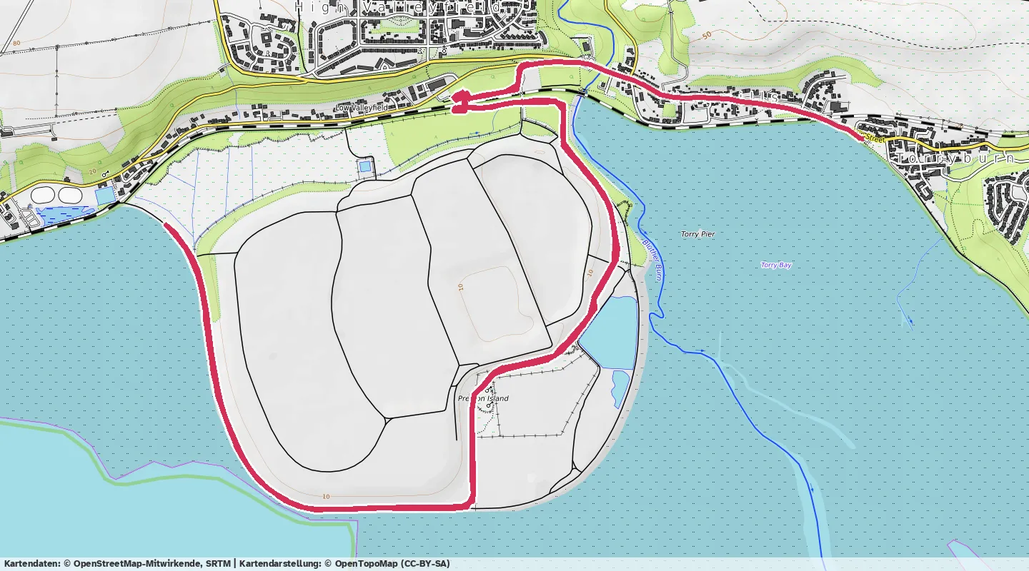 Route map for 🏃‍♂️ ⏰00:57:10 📏10.65km ⏱️5:22/km 🛫11m 🧁974Kcal