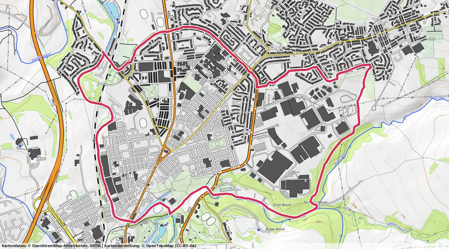 Route map for 🏃‍♂️ ⏰00:57:01 📏9.01km ⏱️6:19/km 🛫79m ❤️‍🔥163bpm 🧁1,090Kcal