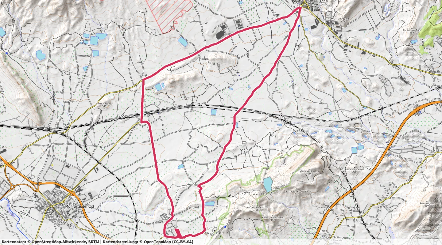 Route map for 🏃‍♂️ ⏰00:22:57 📏4.53km ⏱️5:04/km 🛫44m 🧁427Kcal