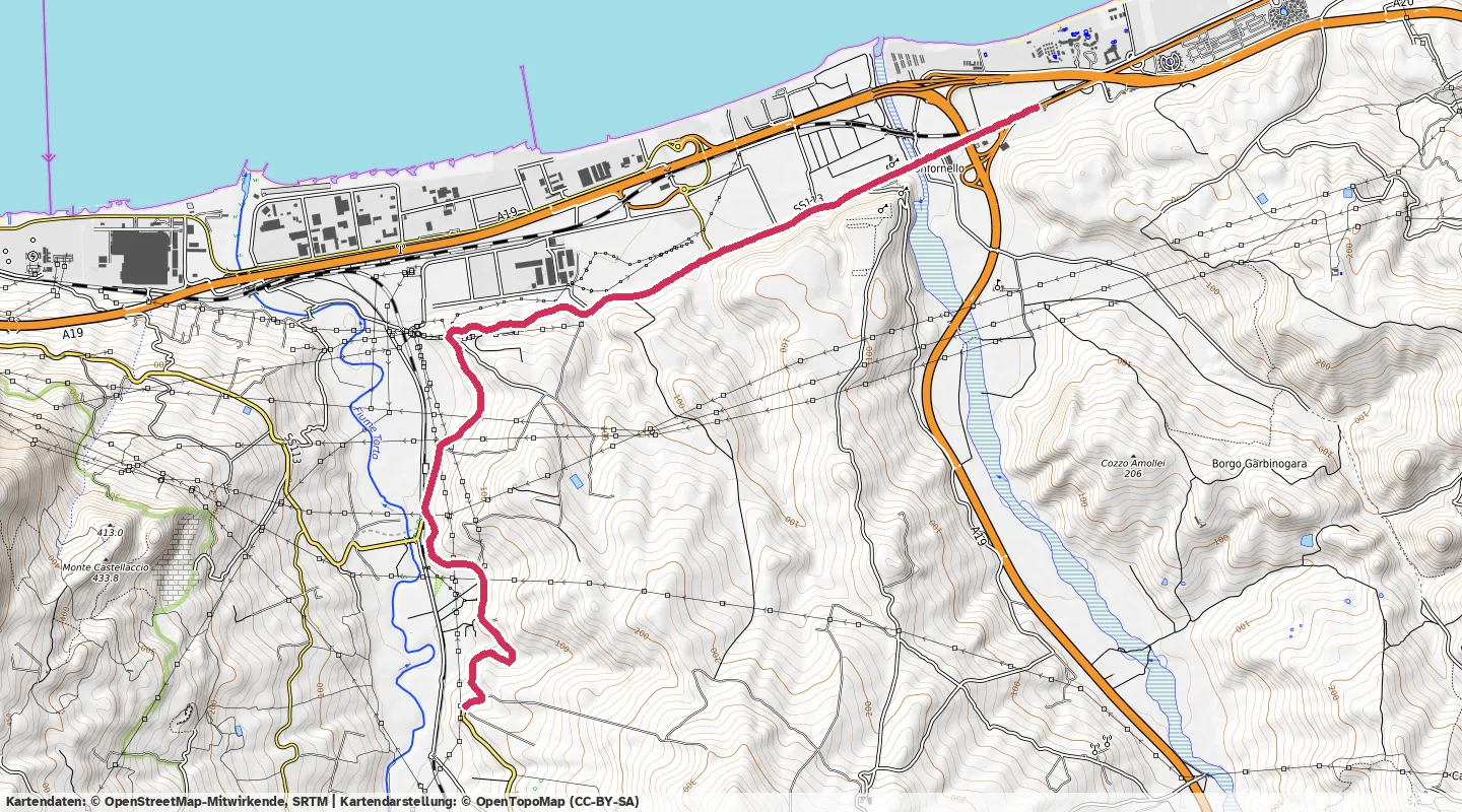 Route map for 🚴‍♂️ ⏰00:20:24 📏8.66km 🛫90m ❤️‍🔥137bpm 🪫148W 🧁202Kcal