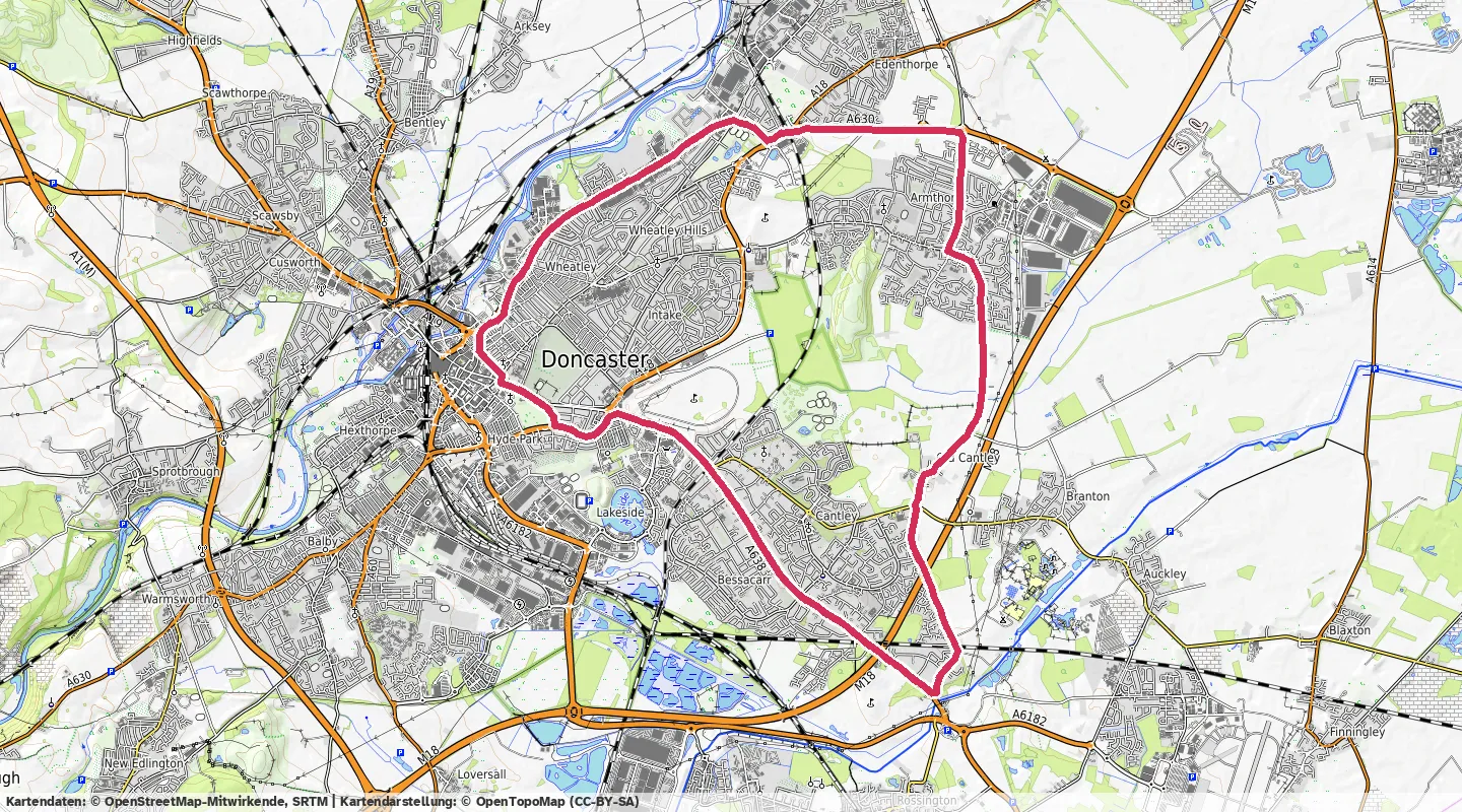 Route map for 🏃‍♂️ ⏰01:56:48 📏21.19km ⏱️5:30/km 🛫124m 🧁2,140Kcal