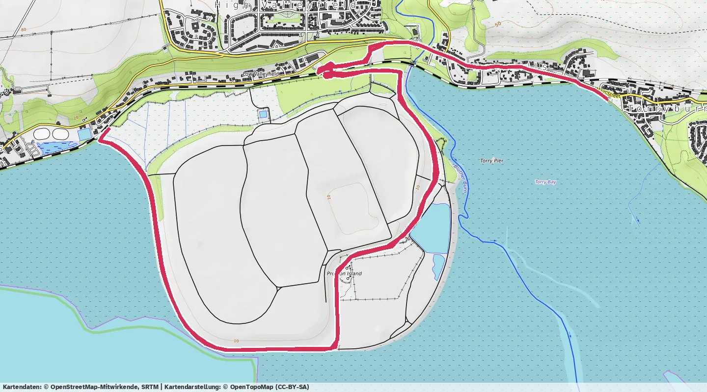 Route map for 🏃‍♂️ ⏰01:02:12 📏11.31km ⏱️5:30/km 🛫11m 🧁1,036Kcal