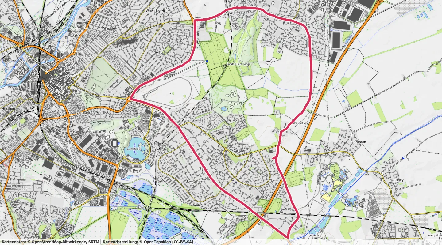Route map for 🏃‍♂️ ⏰01:30:44 📏15.8km ⏱️5:44/km 🛫138m 🧁1,597Kcal