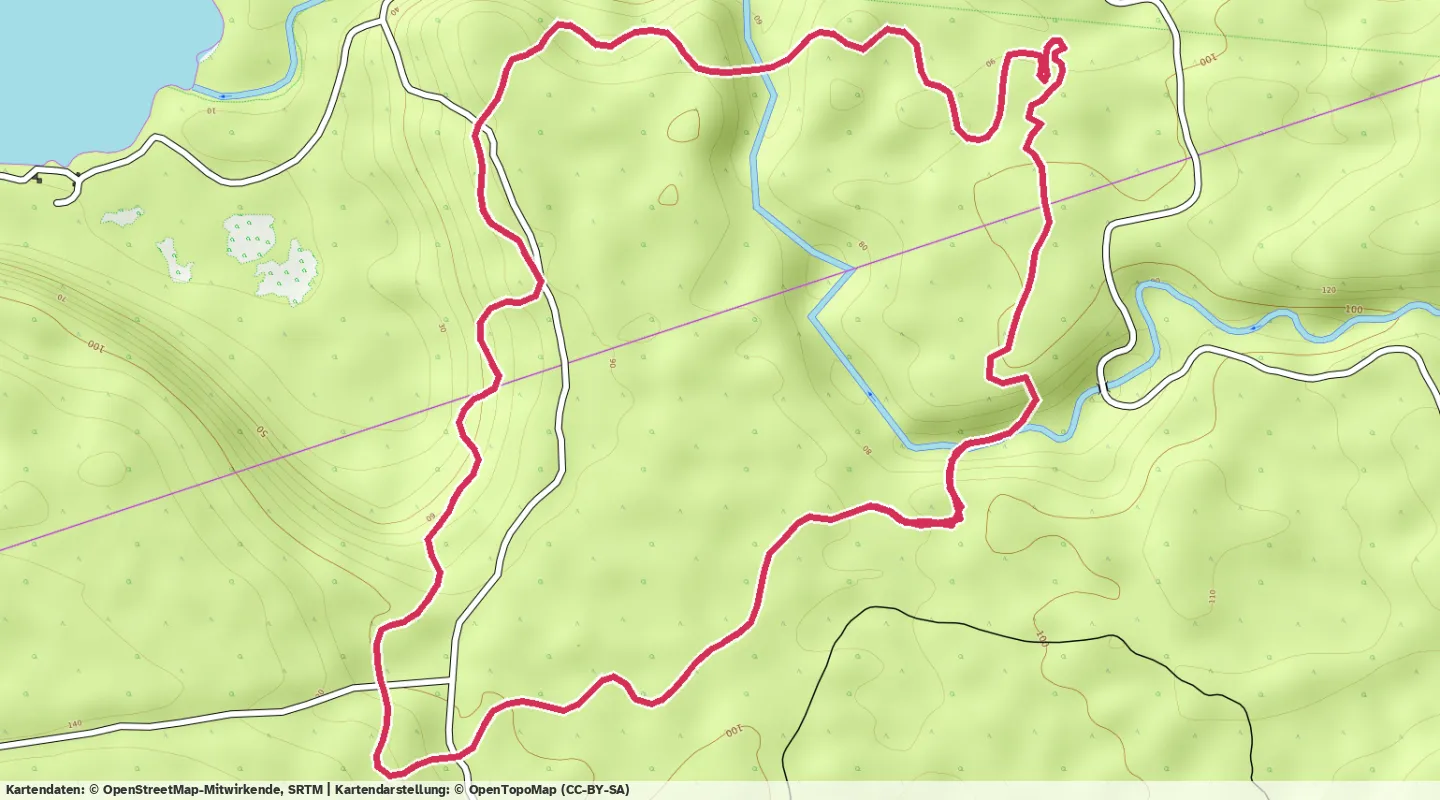 Route map for 🚴‍♂️ ⏰00:13:52 📏8.33km 🛫57m ❤️‍🔥174bpm 🪫232W 🧁263Kcal