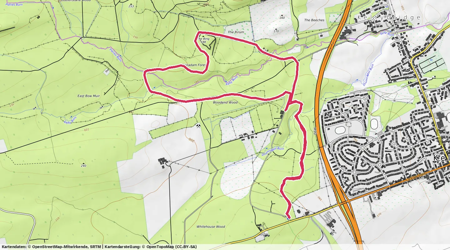 Route map for 🏃‍♂️ ⏰00:37:08 📏6.46km ⏱️5:44/km 🛫115m ❤️‍🔥155bpm 🧁568Kcal