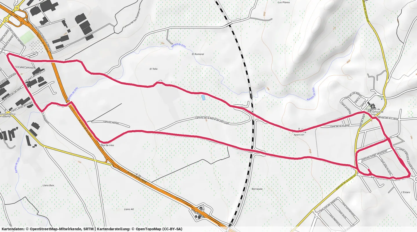 Route map for 🏃‍♂️ ⏰00:49:18 📏9.04km ⏱️5:27/km 🛫80m 🧁802Kcal