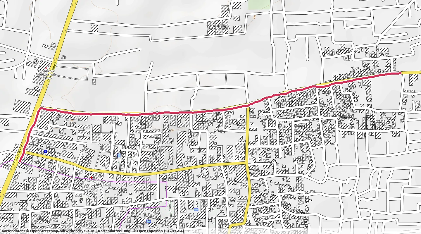 Route map for 🚶‍♂️‍➡️ ⏰00:20:46 📏1.57km 🛫12m 🧁102Kcal