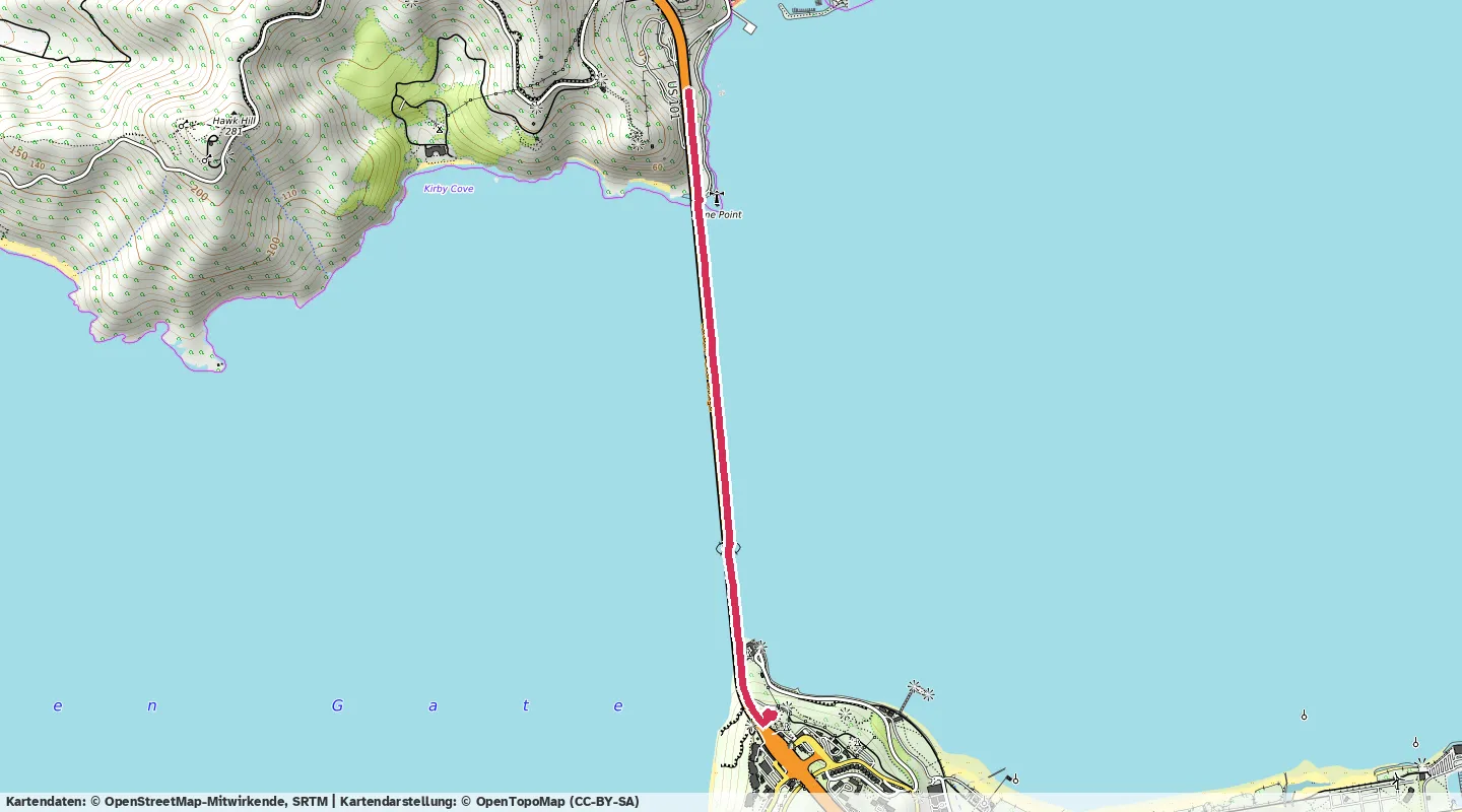 Route map for 🚴‍♂️ ⏰00:06:53 📏2.51km 🛫17m ❤️‍🔥145bpm 🪫134W 🧁55Kcal
