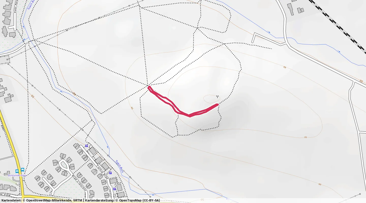 Route map for 🏃‍♂️ ⏰00:02:31 📏0.42km ⏱️6:03/km 🧁44Kcal