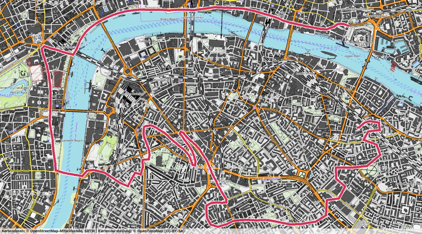 Route map for 🚴‍♂️ ⏰00:33:13 📏13.25km 🛫192m ❤️‍🔥142bpm 🪫146W 🧁277Kcal