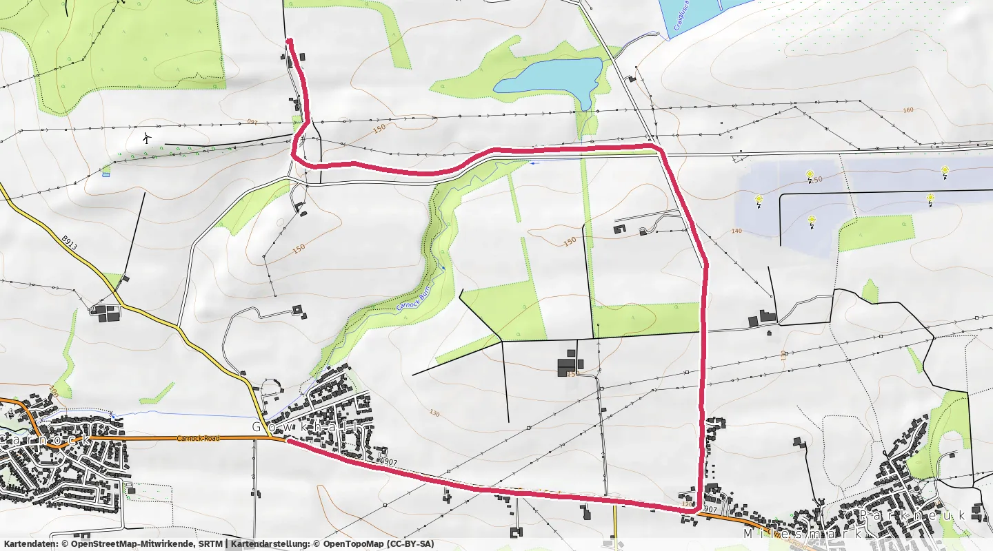 Route map for 🏃‍♂️ ⏰00:22:58 📏5.01km ⏱️4:35/km 🛫13m 🧁416Kcal
