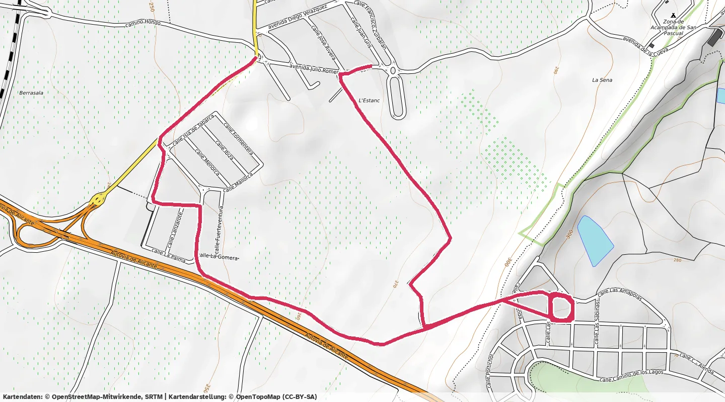 Route map for 🏃‍♂️ ⏰00:41:07 📏7.24km ⏱️5:40/km 🛫68m 🧁656Kcal