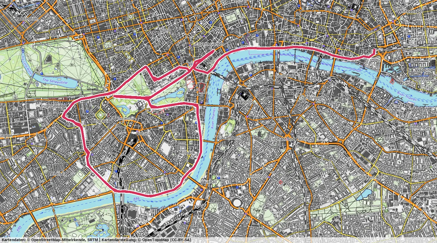 Route map for 🚴‍♂️ ⏰01:00:19 📏31.03km 🛫106m ❤️‍🔥133bpm 🪫120W 🧁420Kcal