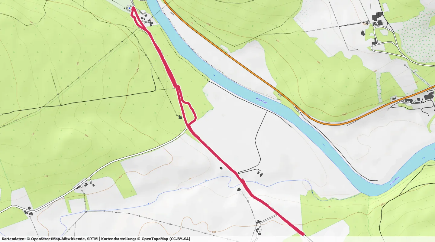 Route map for 🏃‍♂️ ⏰00:42:50 📏5.01km ⏱️8:33/km 🛫22m 🧁509Kcal