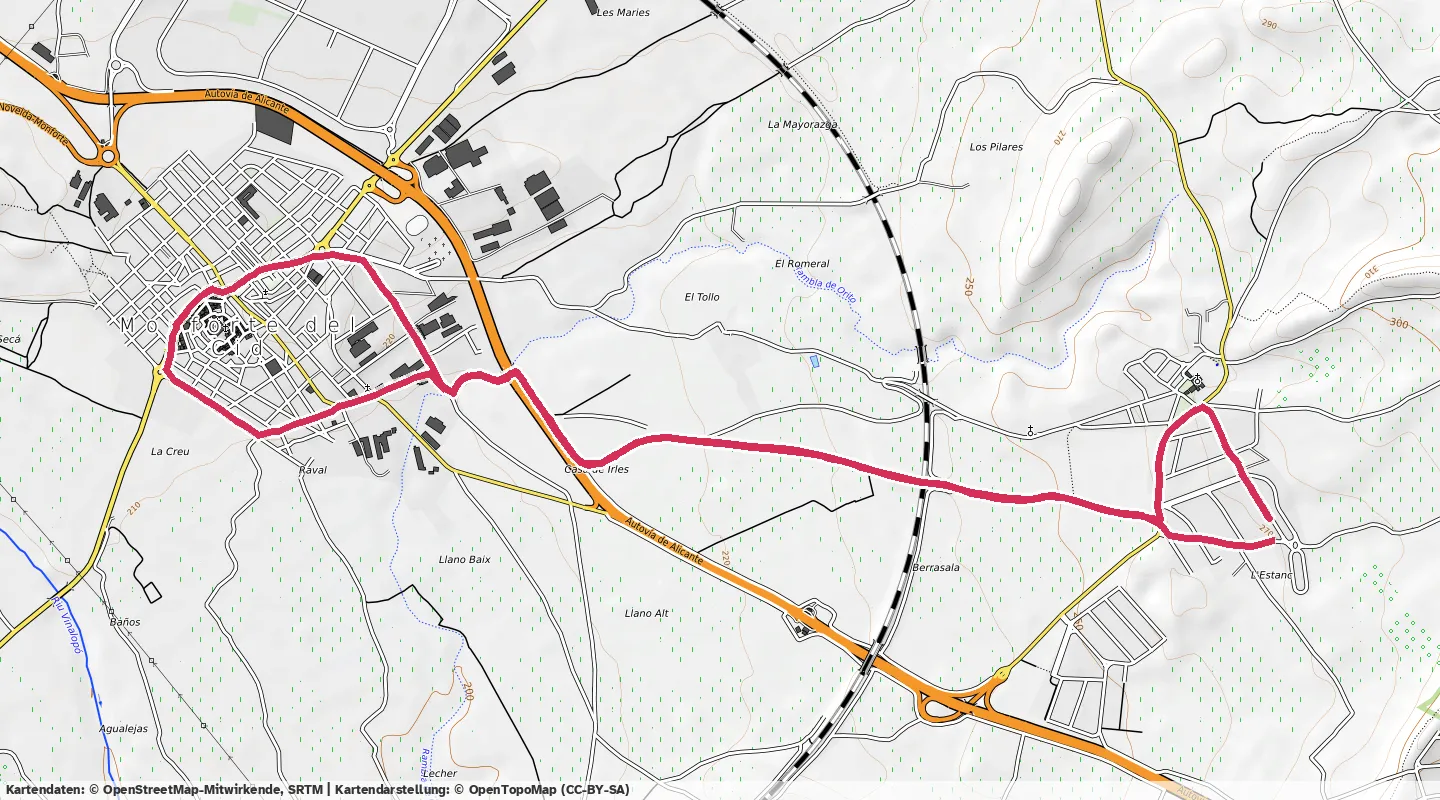 Route map for 🏃‍♂️ ⏰00:54:27 📏10.2km ⏱️5:20/km 🛫83m 🧁1,073Kcal