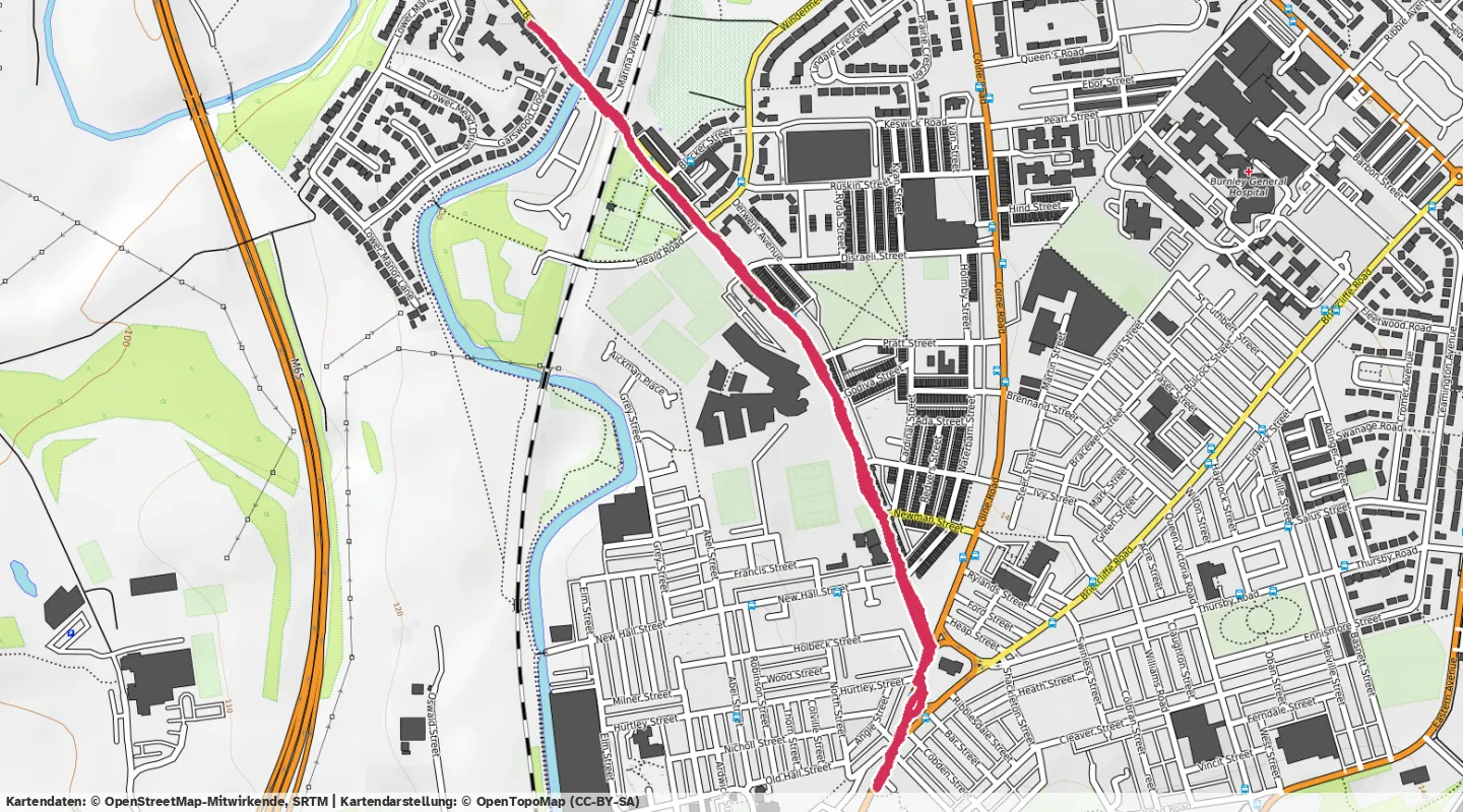 Route map for 🏃‍♂️ ⏰00:22:28 📏2.83km ⏱️7:56/km 🛫13m ❤️‍🔥144bpm 🧁318Kcal