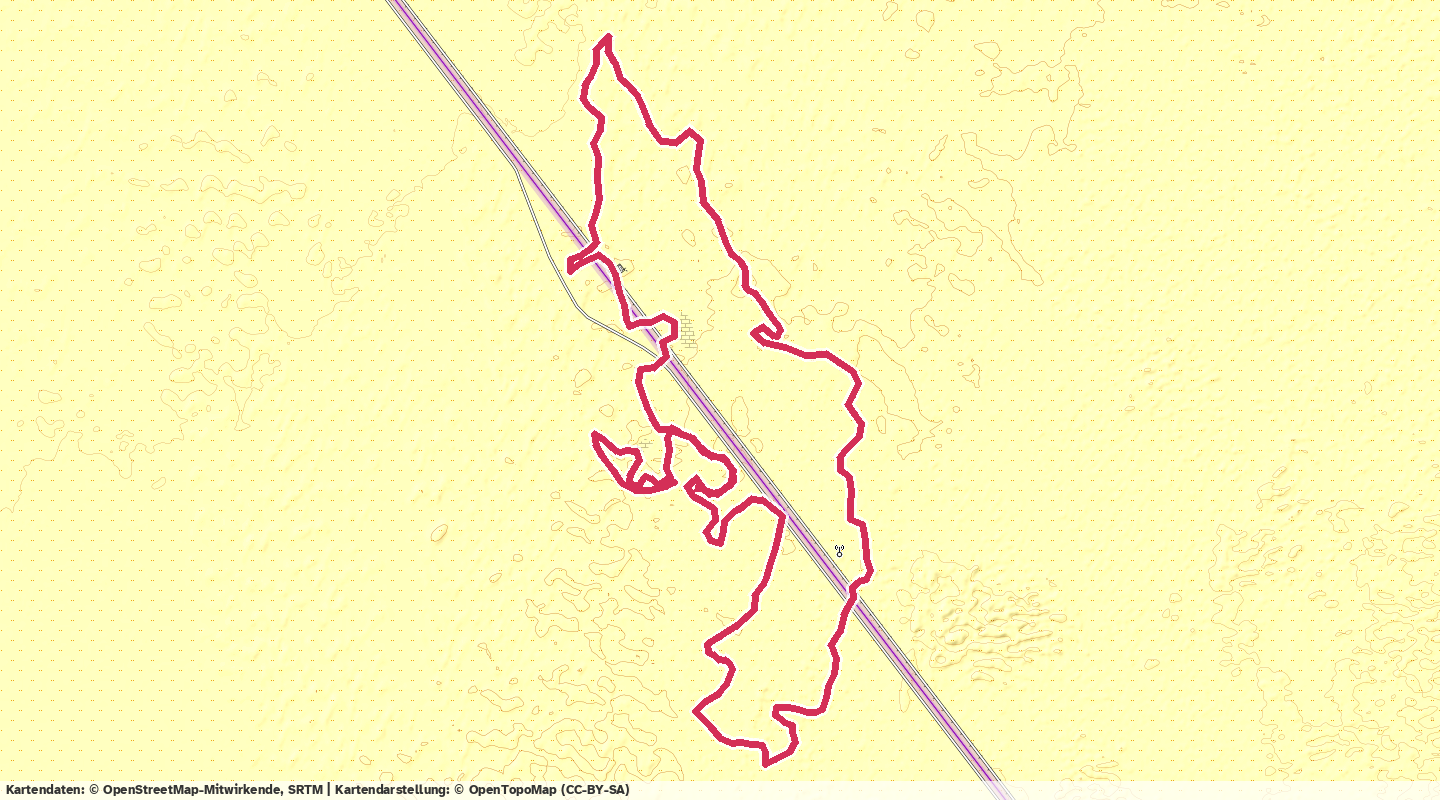 Route map for 🚴‍♂️ ⏰01:35:41 📏50.71km 🛫330m ❤️‍🔥159bpm 🪫201W 🧁1,153Kcal