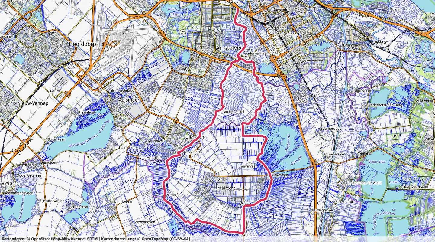 Route map for 🚴‍♂️ ⏰01:59:00 📏53.06km 🛫89m ❤️‍🔥147bpm 🪫124W 🧁877Kcal