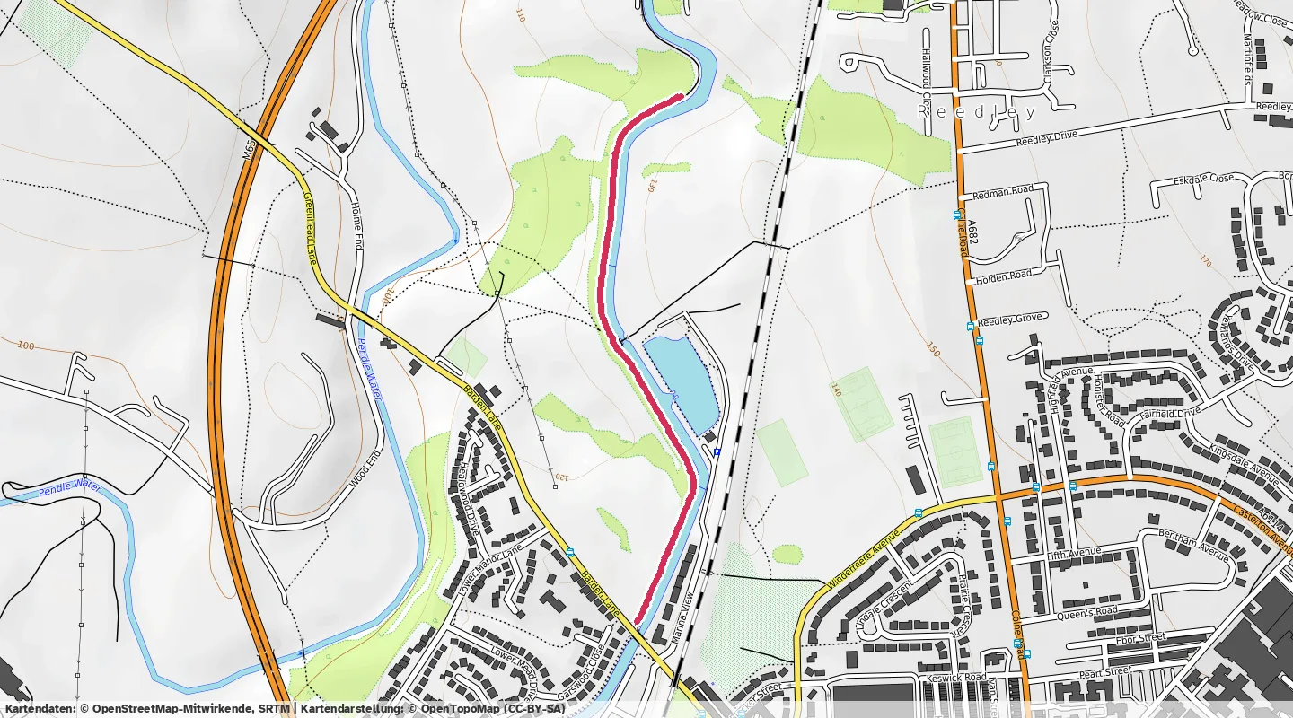Route map for 🏃‍♂️ ⏰00:05:39 📏0.94km ⏱️5:59/km 🛫8m 🧁76Kcal