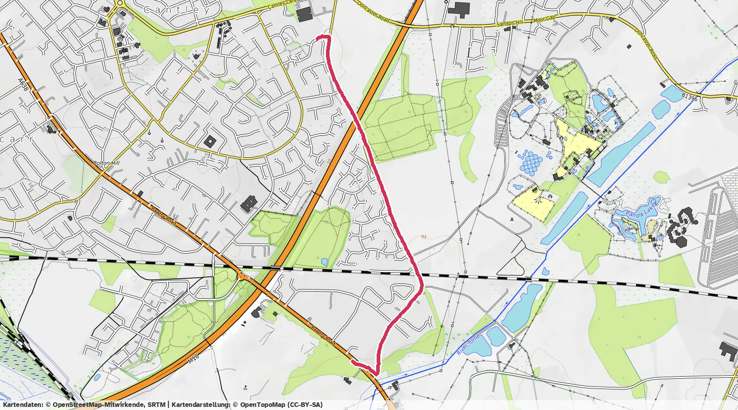 Route map for 🏃‍♂️ ⏰00:13:23 📏2.3km ⏱️5:48/km 🛫30m 🧁222Kcal