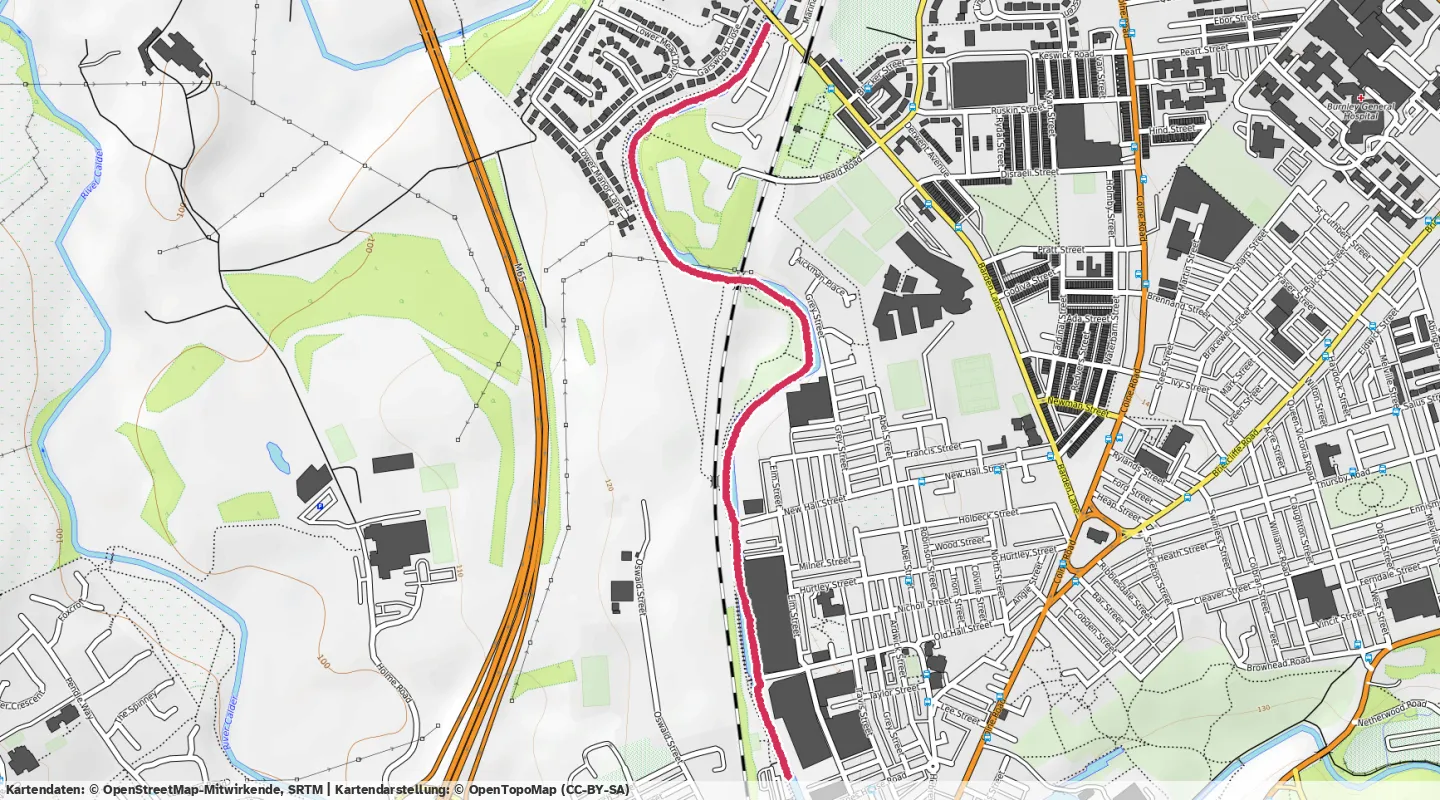 Route map for 🏃‍♂️ ⏰00:09:12 📏1.65km ⏱️5:34/km ❤️‍🔥178bpm 🧁220Kcal