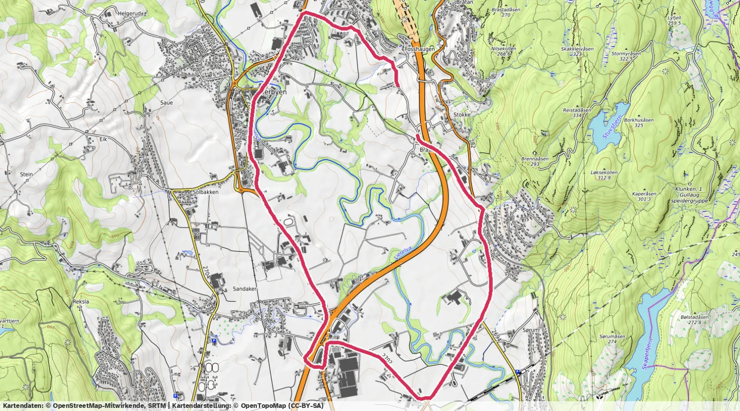 Route map for 🏃‍♂️ ⏰01:02:27 📏9.55km ⏱️6:32/km 🛫74m 🧁847Kcal
