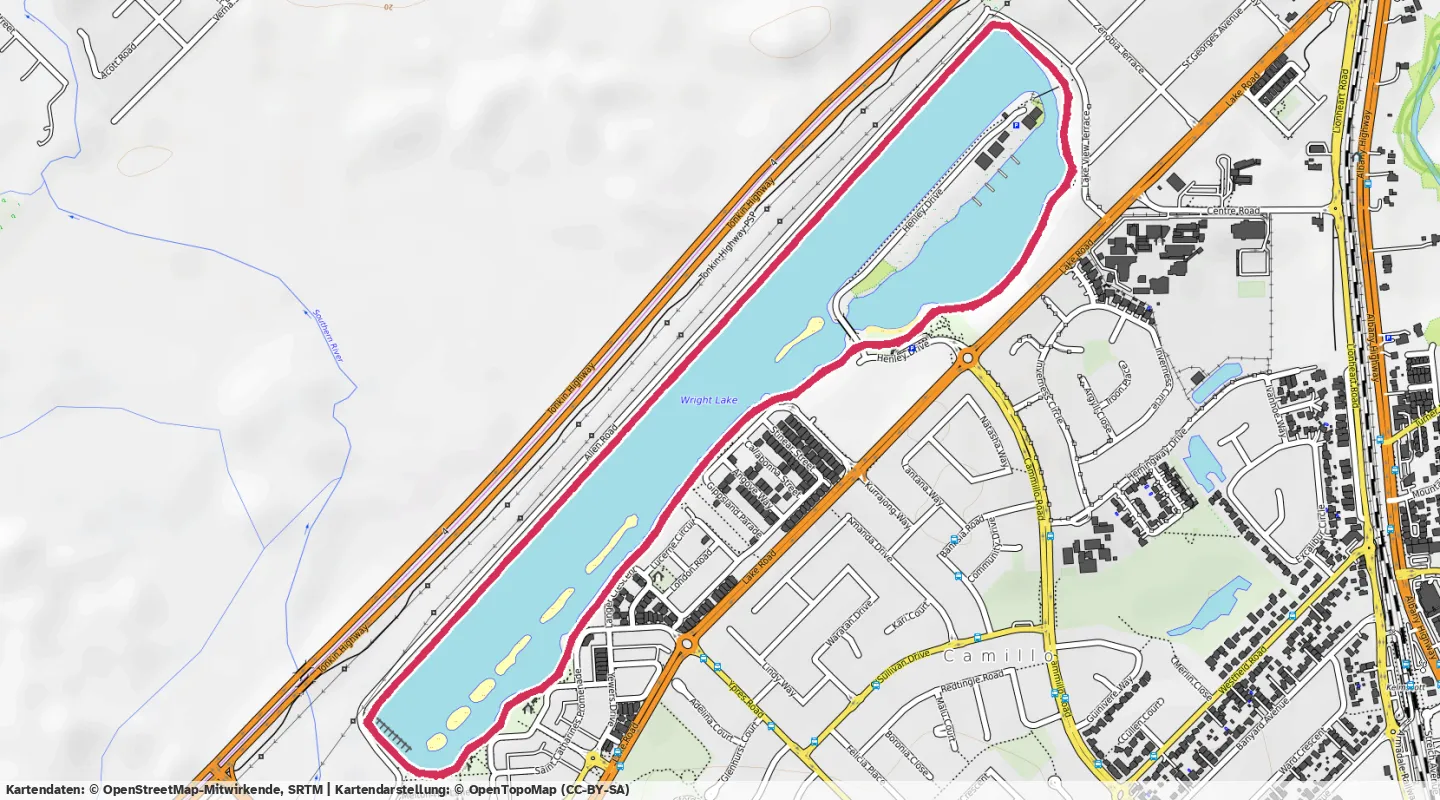 Route map for 🚴‍♂️ ⏰00:19:43 📏10.08km 🛫20m ❤️‍🔥147bpm 🪫159W 🧁206Kcal
