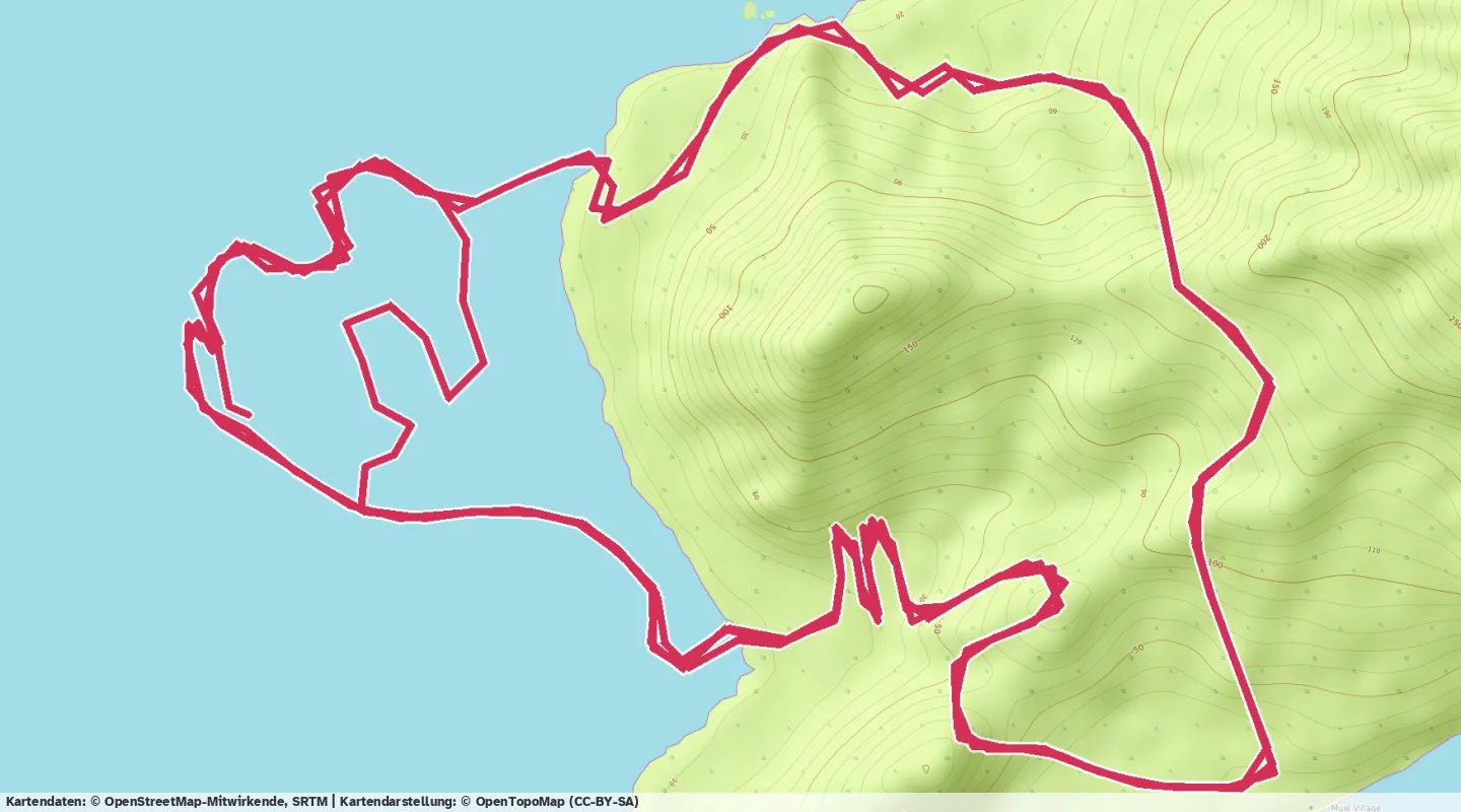 Route map for 🚴‍♂️ ⏰01:00:11 📏34.36km 🛫156m ❤️‍🔥148bpm 🪫161W 🧁555Kcal