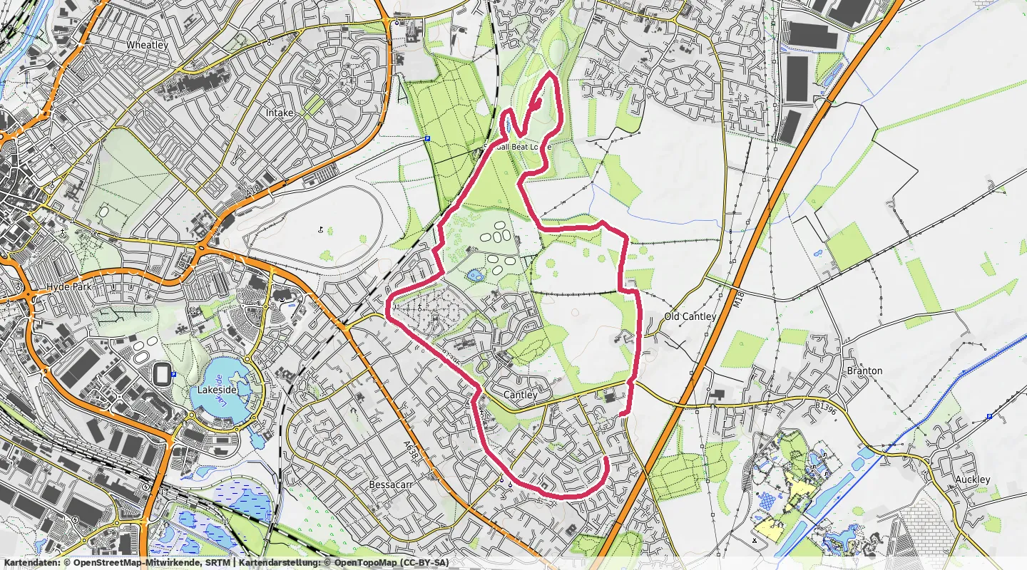 Route map for 🏃‍♂️ ⏰00:57:45 📏10.03km ⏱️5:45/km 🛫145m 🧁972Kcal