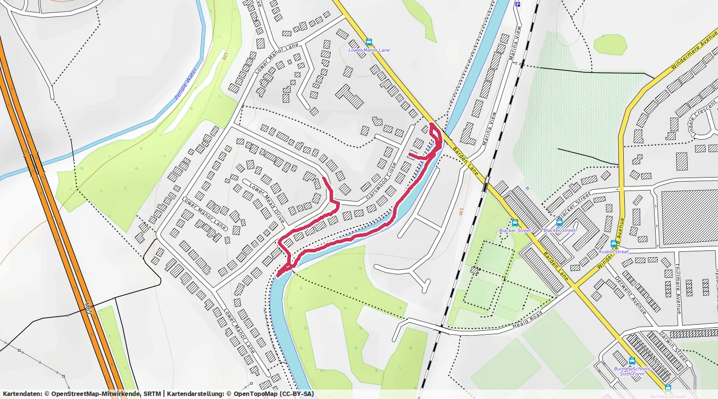 Route map for 🚶‍♂️‍➡️ ⏰00:16:52 📏1.53km 🛫22m ❤️‍🔥125bpm 🧁197Kcal