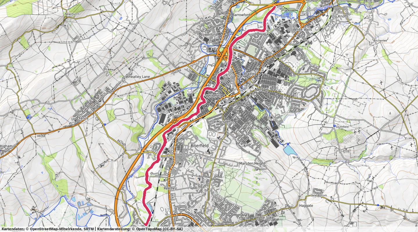Route map for 🏃‍♂️ ⏰01:19:48 📏13.6km ⏱️5:51/km 🛫36m 🧁1,116Kcal