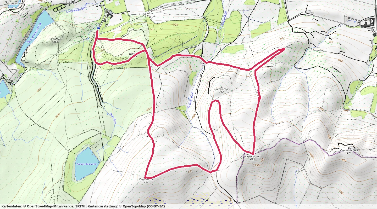 Route map for 🏃‍♂️ ⏰01:41:05 📏8.68km ⏱️11:39/km 🛫503m 🧁978Kcal