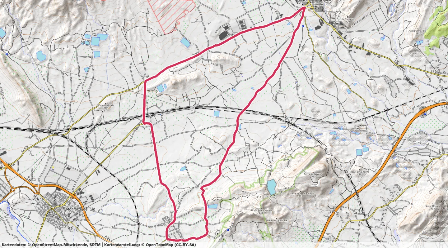 Route map for 🚴‍♂️ ⏰00:47:26 📏20.49km 🛫184m 🪫133W 🧁422Kcal