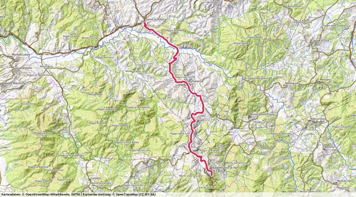 Route map for 🚴‍♂️ ⏰01:24:12 📏27.84km 🛫820m ❤️‍🔥152bpm 🪫215W 🧁1,086Kcal