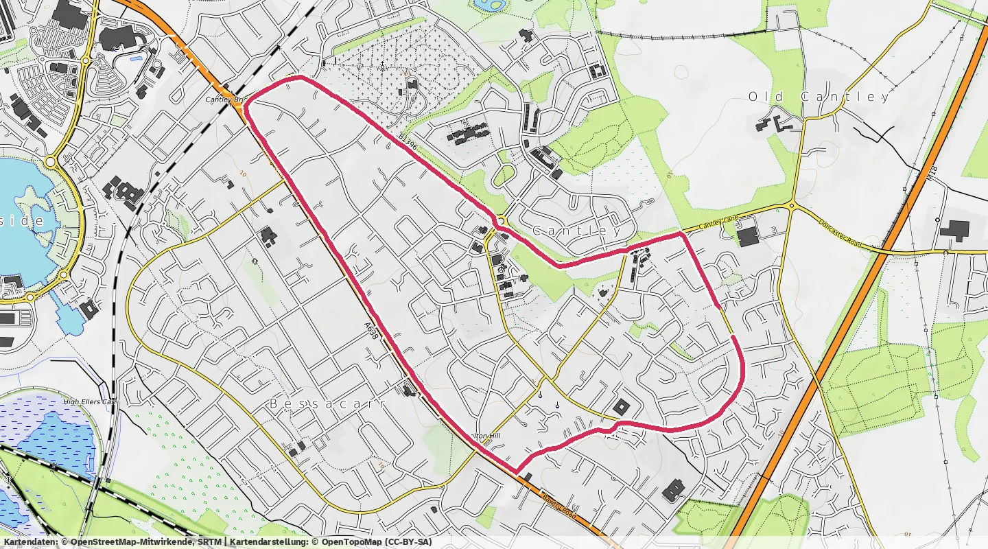 Route map for 🏃‍♂️ ⏰00:30:33 📏5.7km ⏱️5:21/km 🛫28m 🧁574Kcal