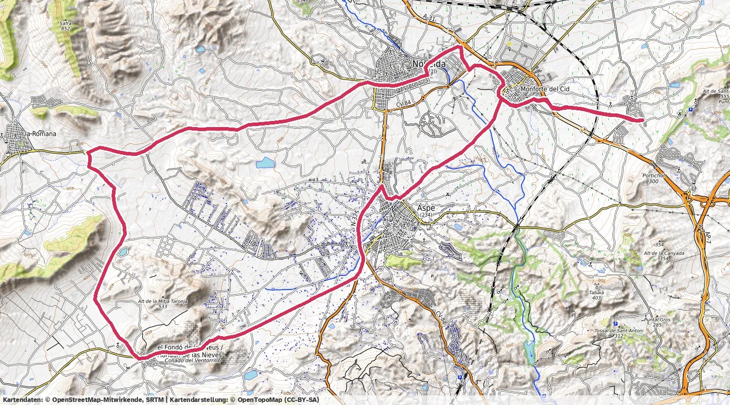 Route map for 🚴‍♂️ ⏰01:46:24 📏47.18km 🛫362m 🪫135W 🧁958Kcal