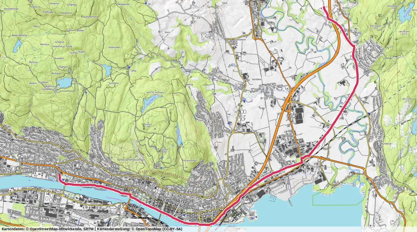 Route map for 🏃‍♂️ ⏰01:02:43 📏11.03km ⏱️5:41/km 🛫128m 🧁1,020Kcal