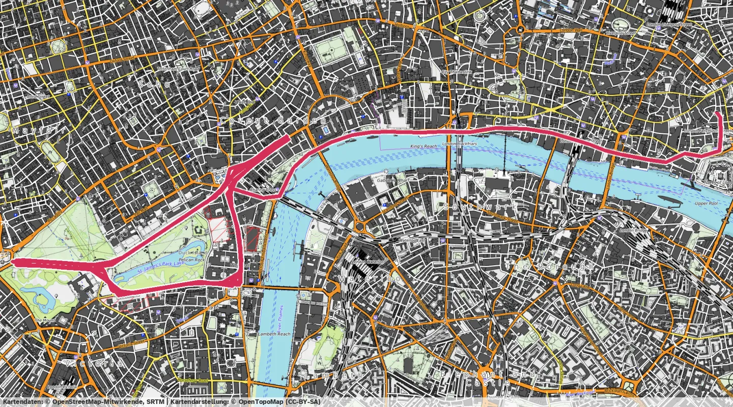 Route map for 🚴‍♂️ ⏰01:00:20 📏34.72km 🛫128m ❤️‍🔥136bpm 🪫142W 🧁504Kcal