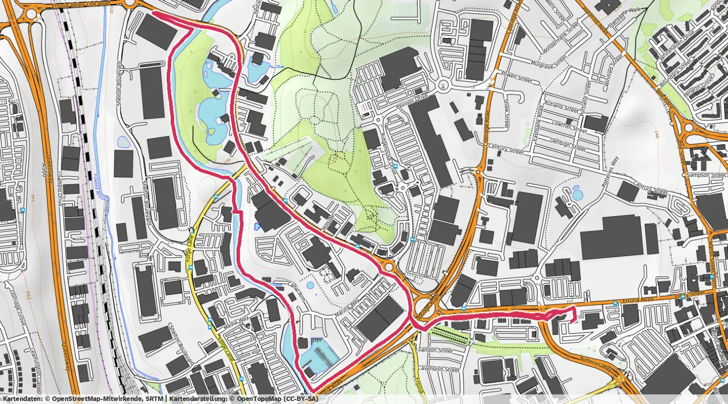 Route map for 🚶‍♂️‍➡️ ⏰01:19:27 📏4.30km 🛫17m ❤️‍🔥85bpm 🧁295Kcal