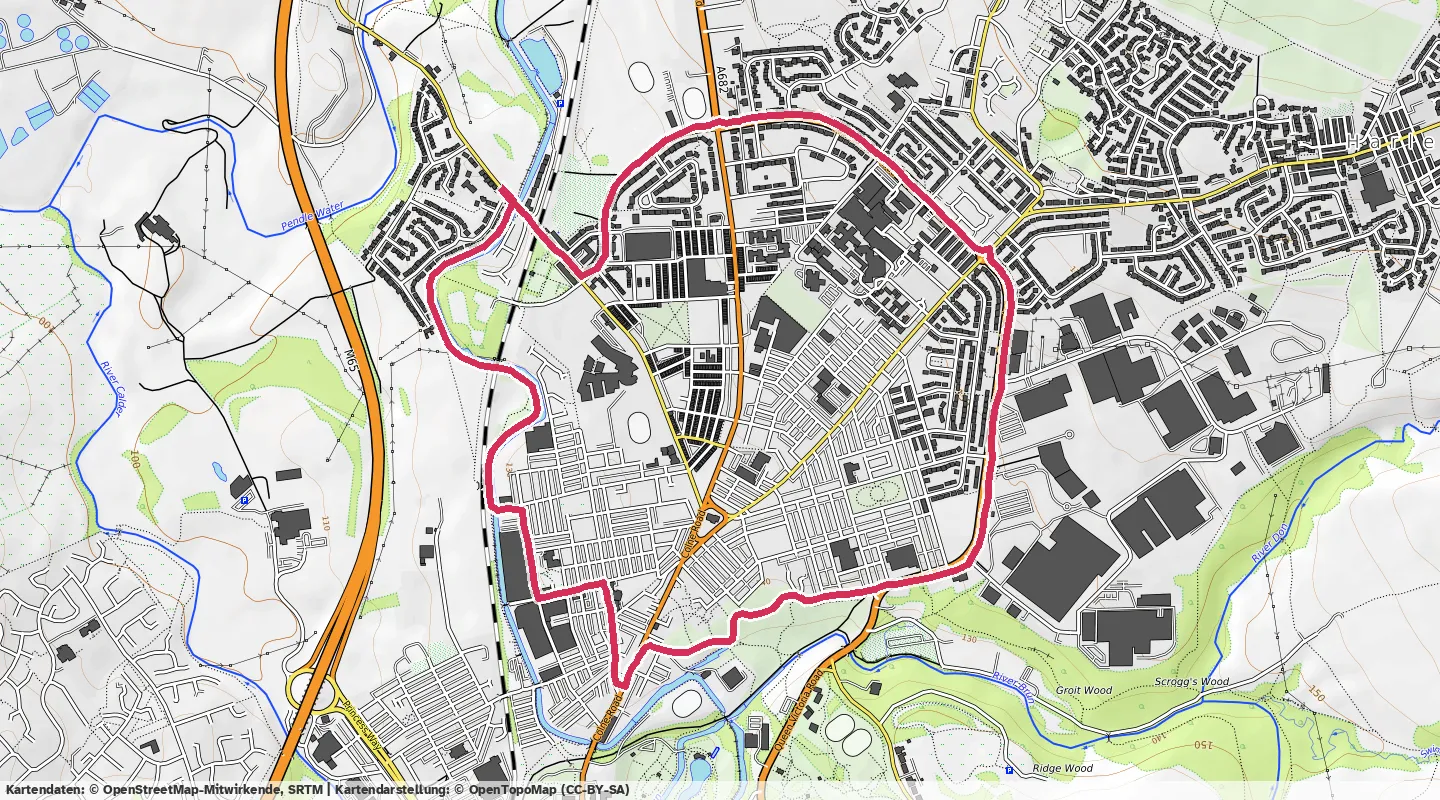 Route map for 🏃‍♂️ ⏰00:40:08 📏6.5km ⏱️6:10/km 🛫37m ❤️‍🔥164bpm 🧁742Kcal