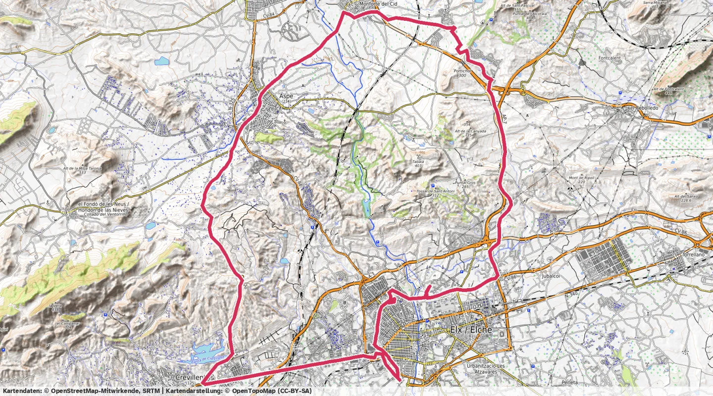 Route map for 🚴‍♂️ ⏰02:09:15 📏54.49km 🛫575m 🪫145W 🧁1,250Kcal