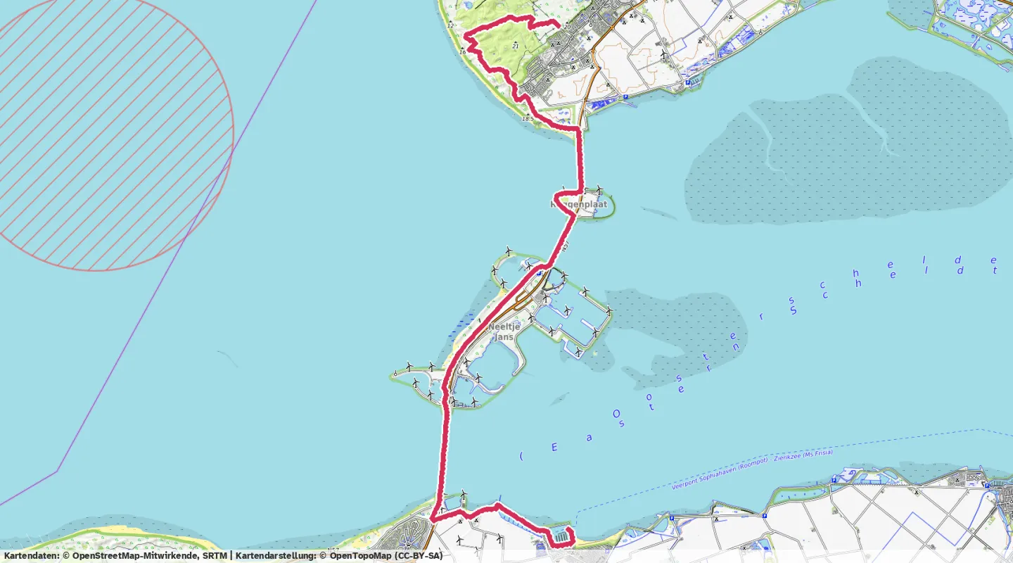 Route map for 🚴‍♂️ ⏰00:36:31 📏19.44km 🛫78m ❤️‍🔥159bpm 🪫167W 🧁348Kcal