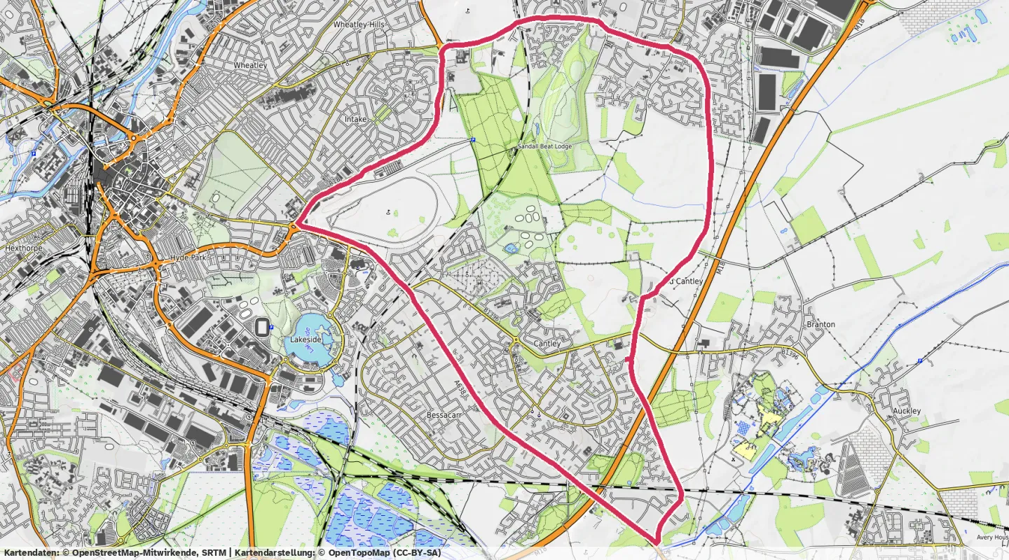 Route map for 🏃‍♂️ ⏰01:26:38 📏15.7km ⏱️5:31/km 🛫184m 🧁1,586Kcal