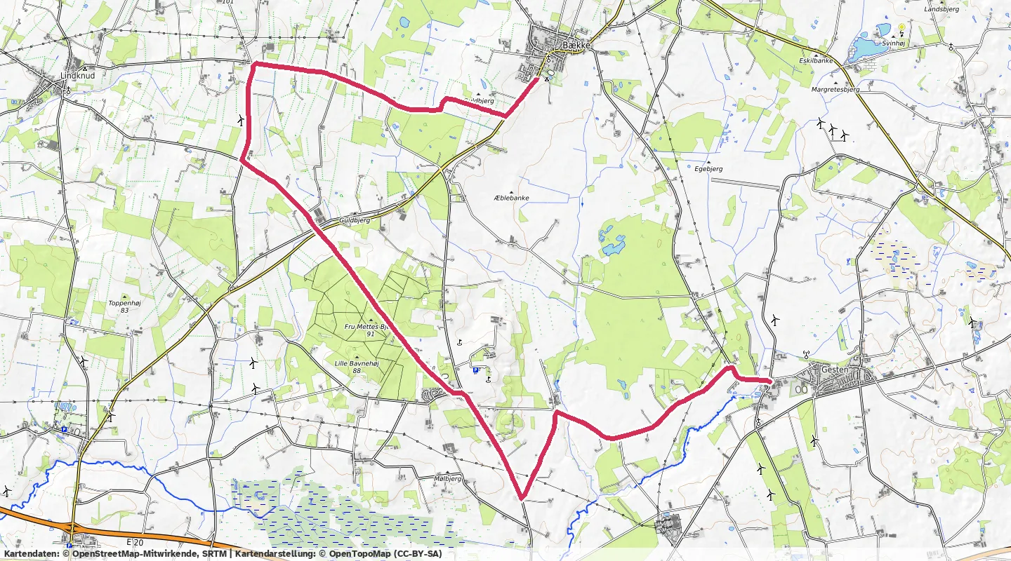 Route map for 🚴‍♂️ ⏰00:41:35 📏18.79km 🛫100m ❤️‍🔥149bpm 🪫152W 🧁378Kcal
